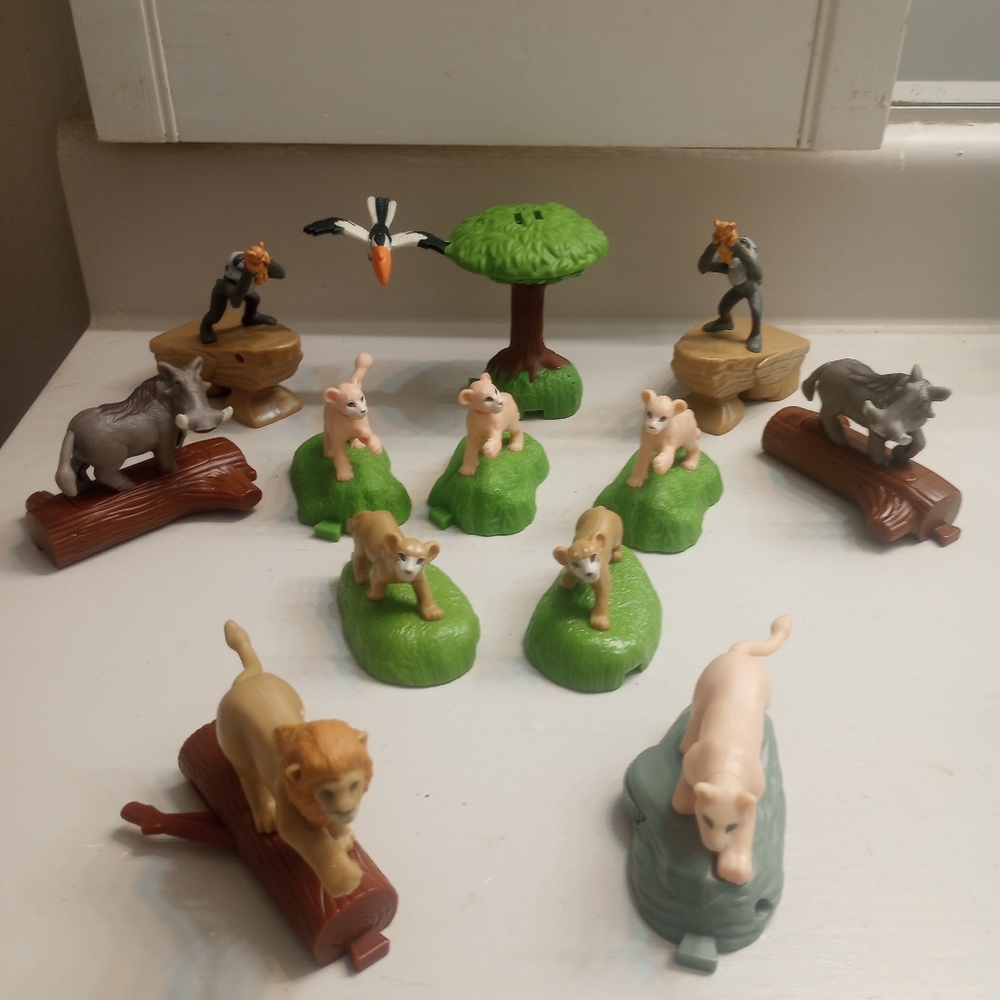 McDonald's The Lion King Bundle Of Character Toys 2019 Movie Release
